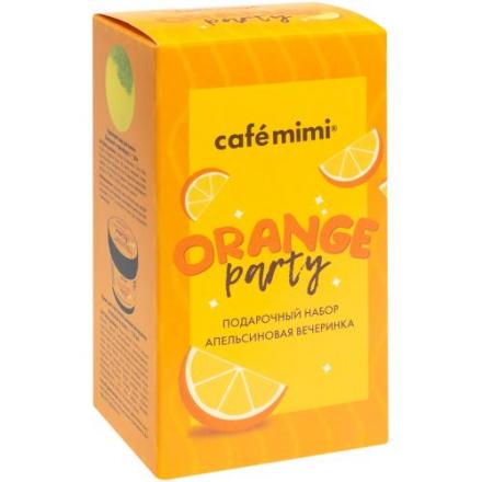 CAFE MIMI НАБОР ПОДАРОЧНЫЙ апельсиновая вечеринка (крем д/тела + шар д/ванны)