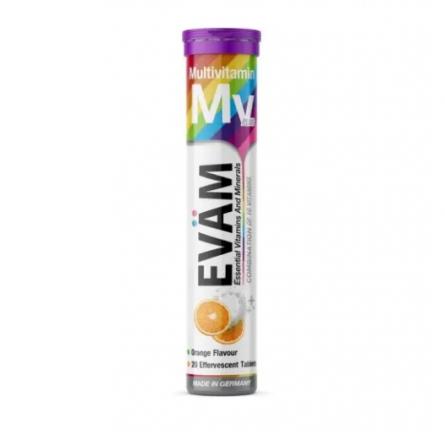 EVAM МУЛЬТИВИТАМИНЫ табл. растворим. апельсин №20