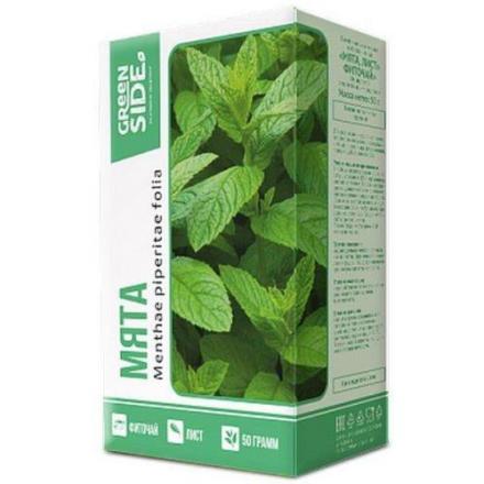 ФИТОЧАЙ МЯТА ПЕРЕЧНАЯ ЛИСТЬЯ ГРИН САЙД 50 гр