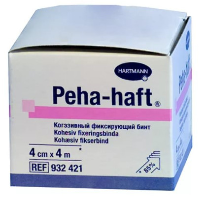 БИНТ ФИКСИРУЮЩИЙ PEHA-HAFT ХАРТМАНН белый 4см х 4м