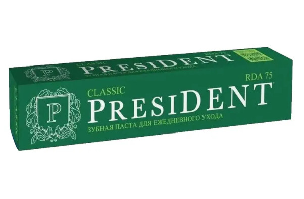 ПРЕЗИДЕНТ КЛАССИК ЗУБНАЯ ПАСТА 75 гр
