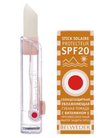 БЕЛЬВЕДЕР ПОМАДА СОЛНЦЕЗАЩИТНАЯ 4 гр SPF 20 увлажн.