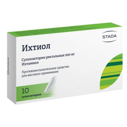 ИХТИОЛ НИЖФАРМ супп. рект. №10