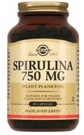 СОЛГАР СПИРУЛИНА капс. №80