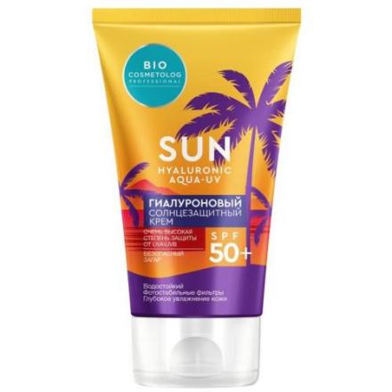 БИОКОСМЕТОЛОГ КРЕМ СОЛНЦЕЗАЩИТНЫЙ 150 мл SPF 50+ гиалуроновый