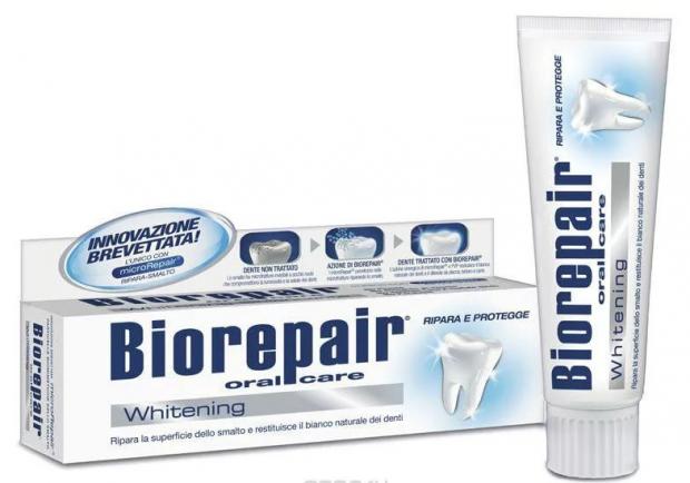 БИОРЕПЕЕР ЗУБНАЯ ПАСТА 75 мл отбеливающая