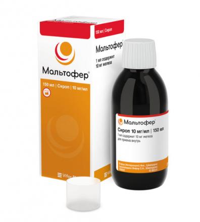 МАЛЬТОФЕР сироп фл. 150 мл