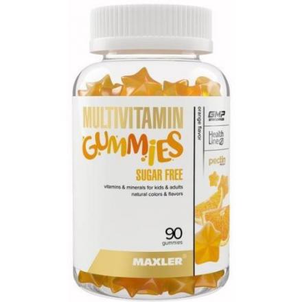 MAXLER МУЛЬТИВИТАМИН ГАММИЗ ШУГАР ФРИ пастилки апельсин №90