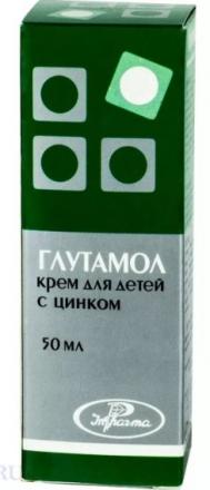 ГЛУТАМОЛ С ЦИНКОМ крем детский 50 гр