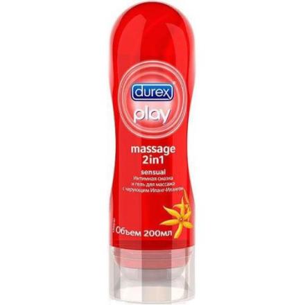 ГЕЛЬ-СМАЗКА ДЛЯ МАССАЖА ДЮРЕКС PLAY иланг-иланг 200 мл