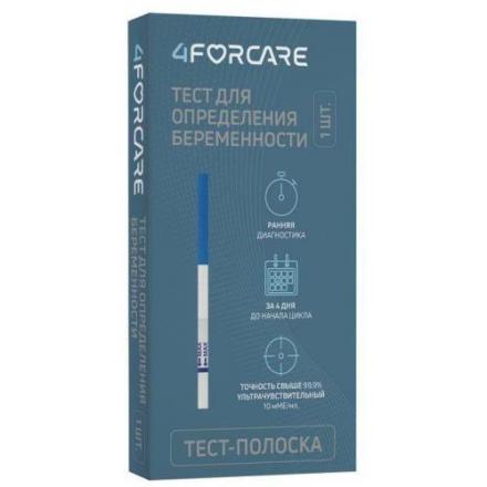 ТЕСТ НА БЕРЕМЕННОСТЬ 4FORCARE №1