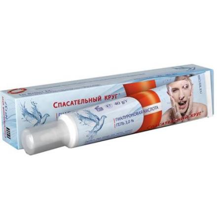 СПАСАТЕЛЬНЫЙ КРУГ ГЕЛЬ ДЛЯ ЛИЦА 40 гр с гиалуроновой кислотой