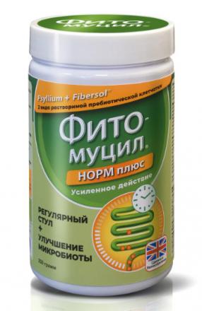 ФИТОМУЦИЛ НОРМ ПЛЮС пор. внутр. 250 гр
