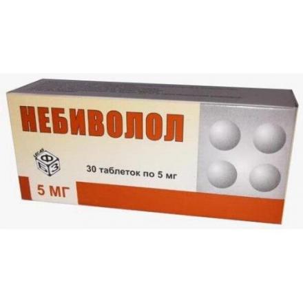 НЕБИВОЛОЛ табл. 5 мг №30