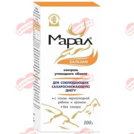 МАРАЛ СКИПИДАРНЫЕ ВАННЫ бальзам внутр. фл. 100 гр