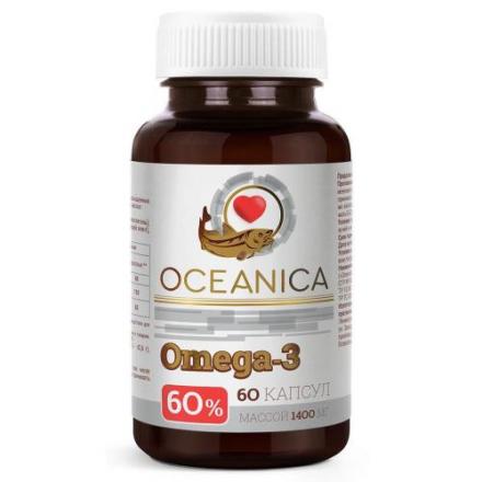 ОМЕГА-3 60% ОКЕАНИКА капс. 1400 мг №60