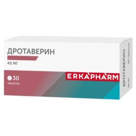 ДРОТАВЕРИН табл. 40 мг №30