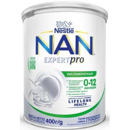 НАН (NAN) EXPERTPRO СМЕСЬ СУХАЯ КИСЛОМОЛОЧНАЯ с рождения 400 гр