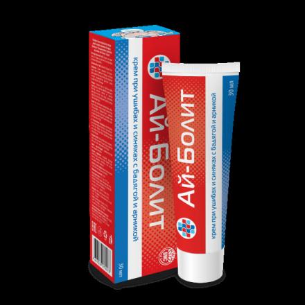 АЙБОЛИТ крем при синяках и ушибах 30 мл