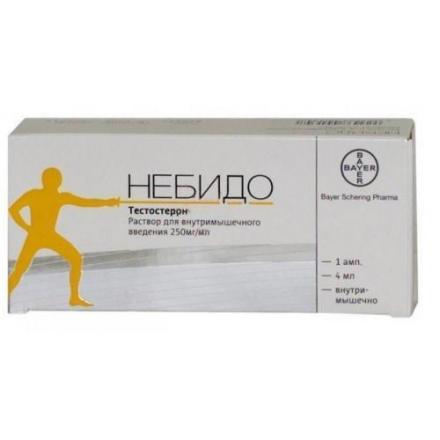 НЕБИДО р-р д/инъекц. в/м 250 мг/мл амп. 4 мл №1