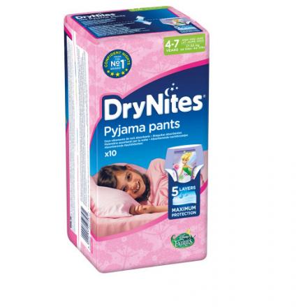 ХАГГИС ТРУСИКИ ДЕТСКИЕ DRY NITES д/девочек 4-7 лет №10