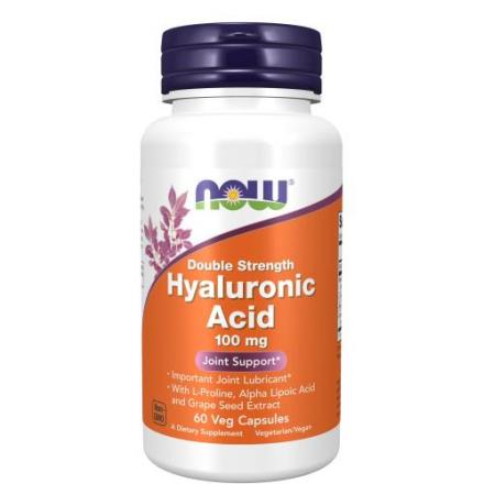 NOW ГИАЛУРОНОВАЯ КИСЛОТА ДВОЙНАЯ СИЛА капс. №60