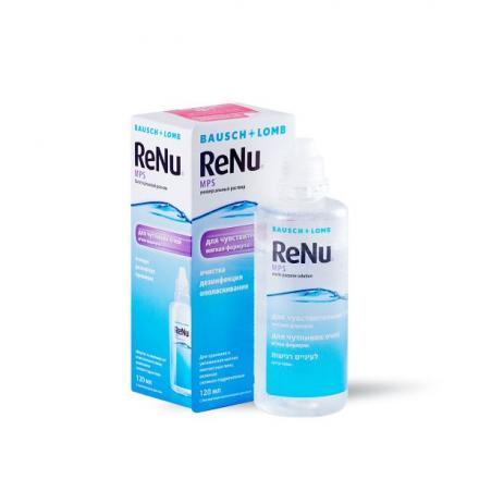 РАСТВОР ДЛЯ ЛИНЗ RENU (РЕНЮ) MPS 120 мл для чувствит. глаз