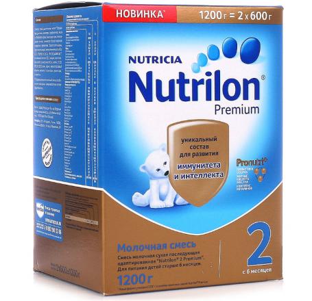 НУТРИЛОН СМЕСЬ СУХАЯ МОЛОЧНАЯ-2 1 200 гр