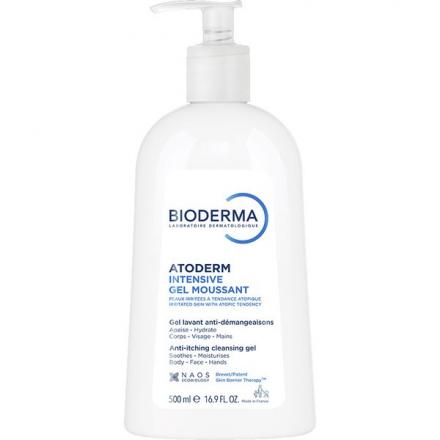 БИОДЕРМА (BIODERMA) АТОДЕРМ ИНТЕНСИВ ГЕЛЬ-МУСС ДЛЯ УМЫВАНИЯ 500 мл