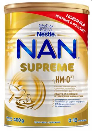 NAN СУПРЕМ СМЕСЬ СУХАЯ МОЛОЧНАЯ 400 гр