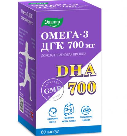 ОМЕГА-3 ДГК ЭВАЛАР капс. №60