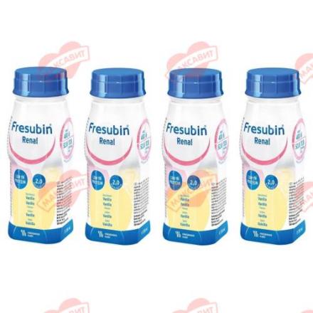 ФРЕЗУБИН РЕНАЛ СМЕСЬ ДЛЯ ЭНТЕР. ПИТАНИЯ ваниль 200 мл №4