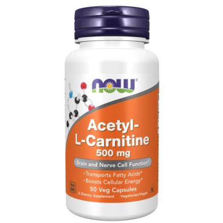 NOW АЦЕТИЛ-L-КАРНИТИН капс. №50