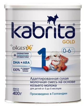 КАБРИТА GOLD СМЕСЬ МОЛОЧНАЯ НА КОЗЬЕМ МОЛОКЕ-1 400 гр