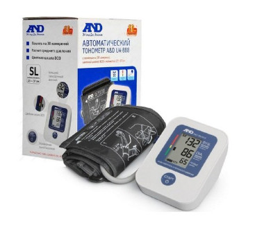 ЭЙ ЭНД ДИ (AND) ПРИБОР (ТОНОМЕТР) ИЗМ. АРТ. ДАВЛЕНИЯ АВТОМАТ UA-888