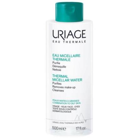 УРЬЯЖ (URIAGE) ВОДА МИЦЕЛЛЯРНАЯ 500 мл для жирной и комбин. кожи