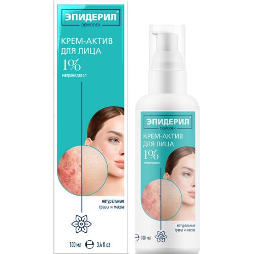 ЭПИДЕРИЛ DEMODEX КРЕМ ДЛЯ ЛИЦА 100 мл актив