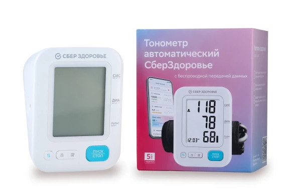 СБЕРЗДОРОВЬЕ ПРИБОР (ТОНОМЕТР) ИЗМ. АРТ. ДАВЛЕНИЯ АВТОМАТ