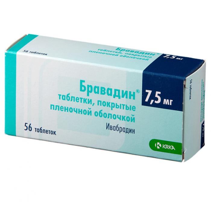 БРАВАДИН табл. п/о плен. 7,5 мг №56