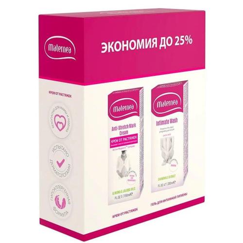LAVENA MATERNEA НАБОР ДЛЯ ТЕЛА ОТ РАСТЯЖЕК (крем + гель д/инт. гигиены)