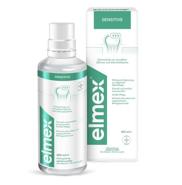 ЭЛМЕКС ОПОЛАСКИВАТЕЛЬ ДЛЯ ПОЛОСТИ РТА 400 мл сенситив плюс
