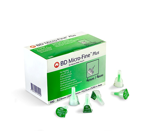 ИГЛА ДЛЯ ШПРИЦ-РУЧКИ МИКРО-ФАЙН ПЛЮС G32 (0,23 х 4 мм) №100