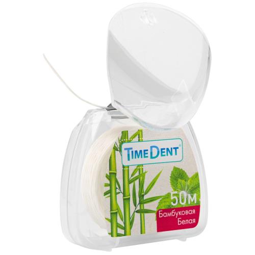 TIMEDENT ЗУБНАЯ НИТЬ 50 м белая