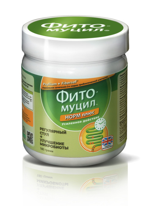 ФИТОМУЦИЛ НОРМ ПЛЮС пор. внутр. 180 гр