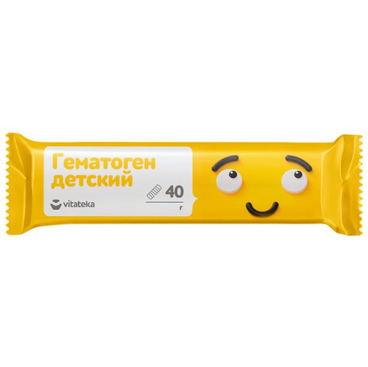 ГЕМАТОГЕН ДЕТСКИЙ ВИТАТЕКА пастилки 40 гр