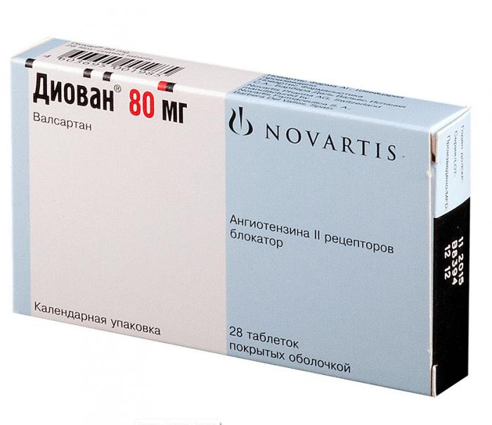 ДИОВАН табл. п/о плен. 80 мг №28