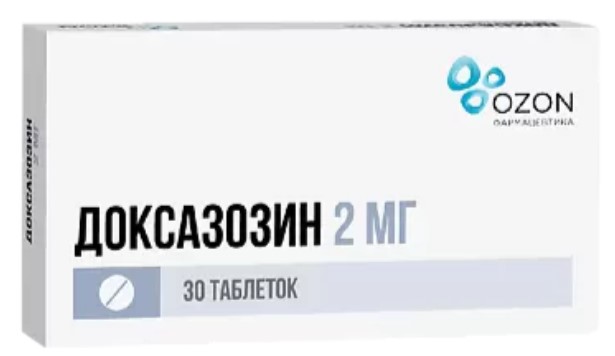 ДОКСАЗОЗИН ОЗОН табл. 2 мг №30