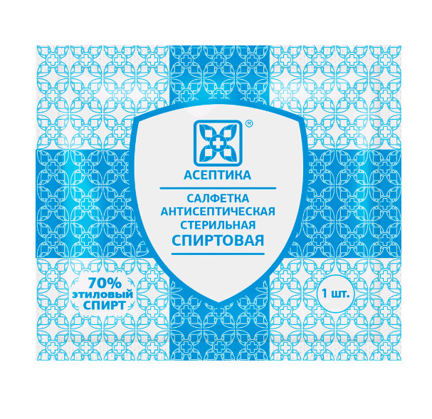 САЛФЕТКА ДЛЯ ИНЪЕКЦИЙ 3см х 6,5см №20