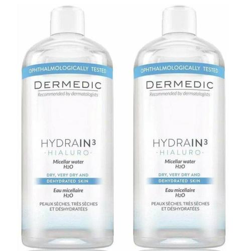 ДЕРМЕДИК HYDRAIN 3 HIALURO ВОДА МИЦЕЛЛЯРНАЯ 500 мл №2