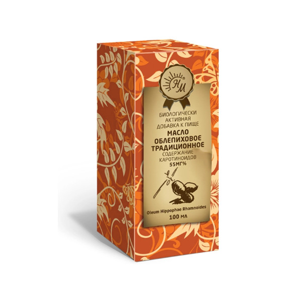 ОБЛЕПИХОВОЕ МАСЛО ПИЩЕВОЕ БАД 100 мл